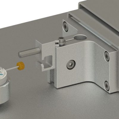 Griffe couronne pour machine de test horloger